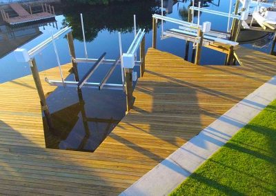 dual vertical boat lifts
