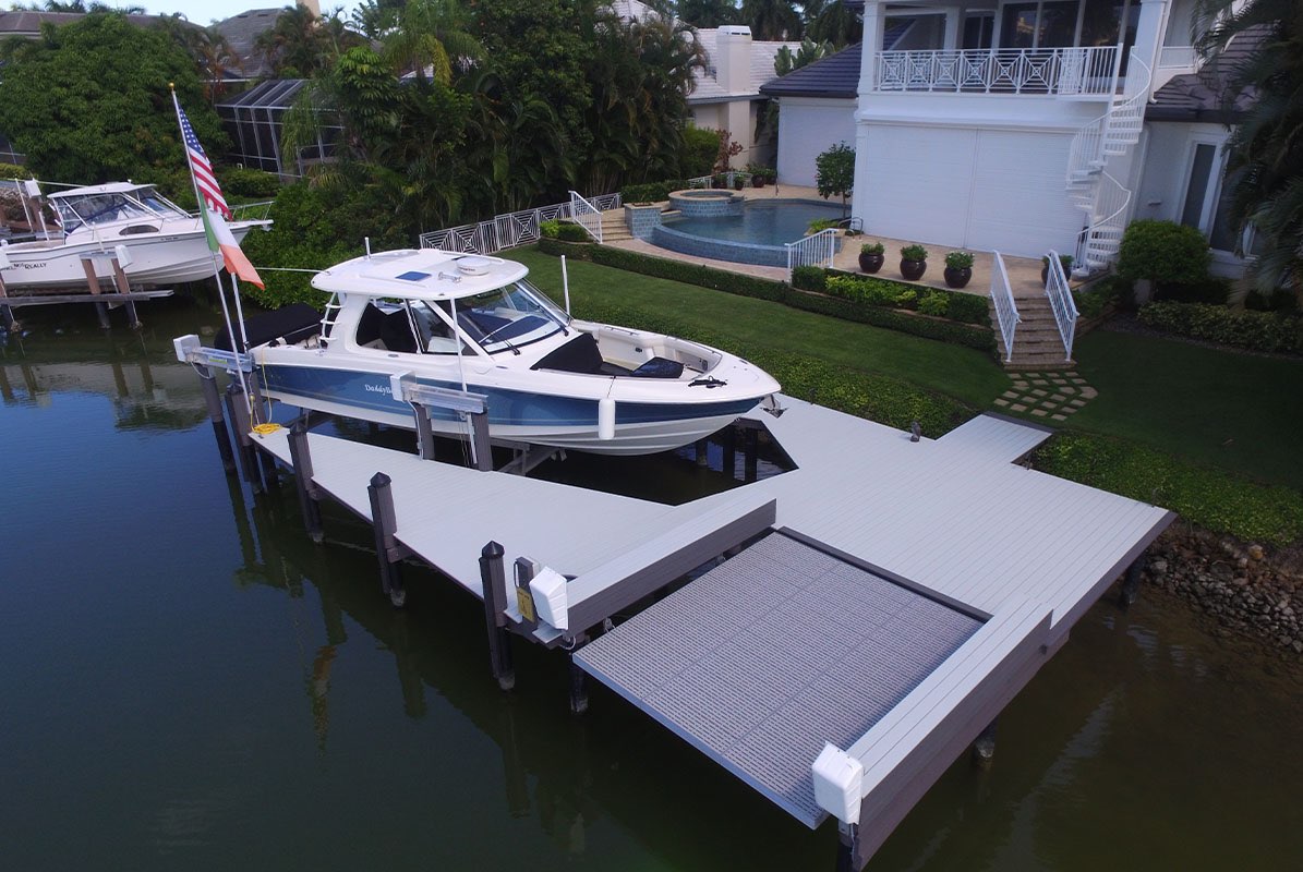 boat lift with dock